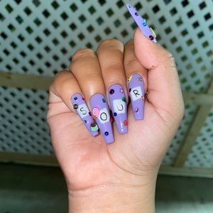 Olivia Rodrigo Sour Press on Nails